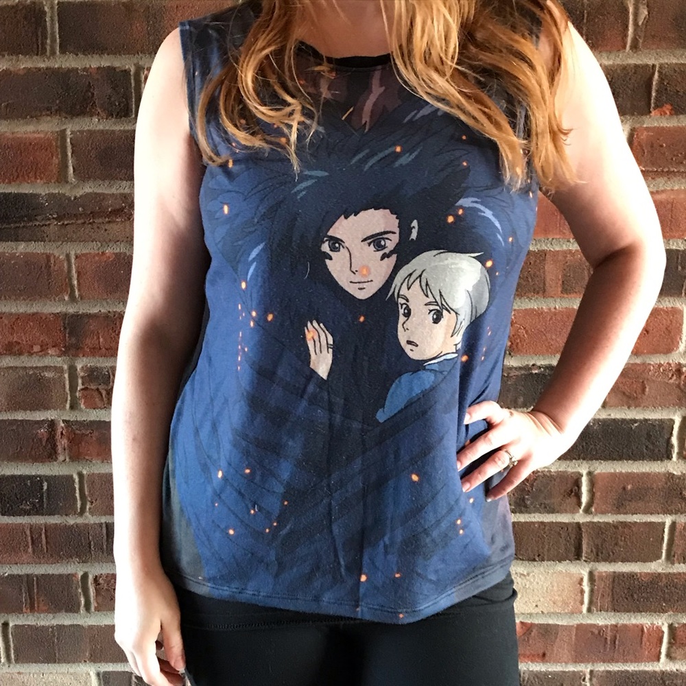 Howls Moving Castle Graphic Tank